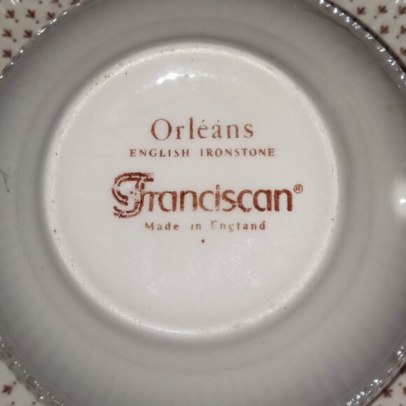 Franciscan Ironstone Orleans Cup & Saucers Set – Made in England - Picture 2 of 3